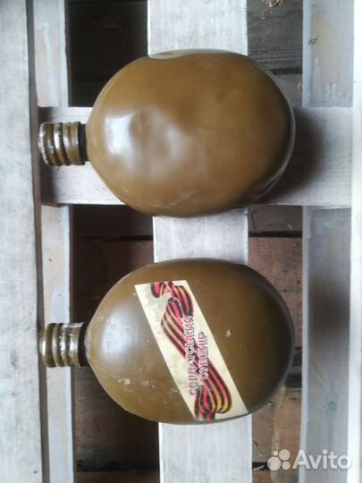 Фляжка армейская, алюминиевая