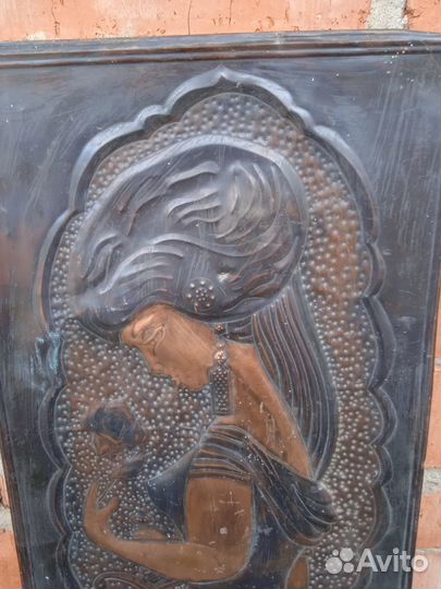 Картина медная чеканка