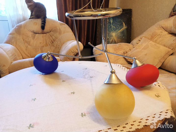 Люстра потолочная бу