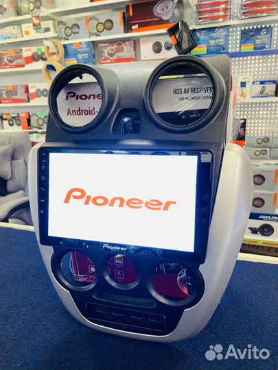 Магнитола Pioneer Андроид Лада Гранта с облицовкой