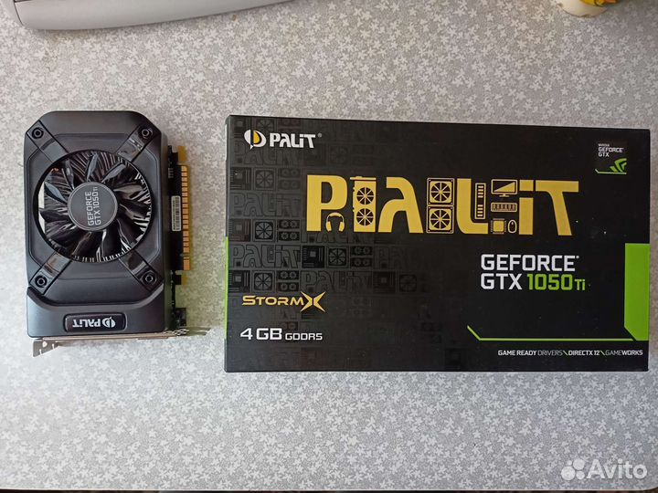 Palit Geforce gtx 1050 ti stormx