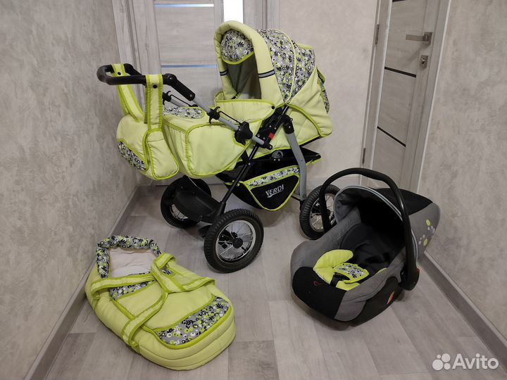 Коляска 3 в 1 Verdi mark