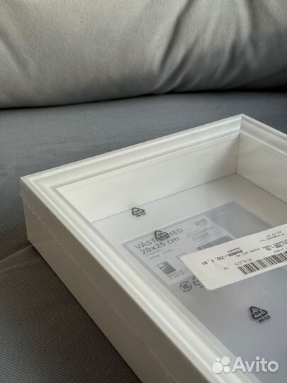 Рамка для фото IKEA Vastanhed 20х25 белая