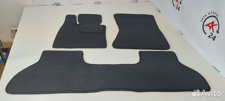 Коврики BMW X6 E71 ворсовые велюровые в салон