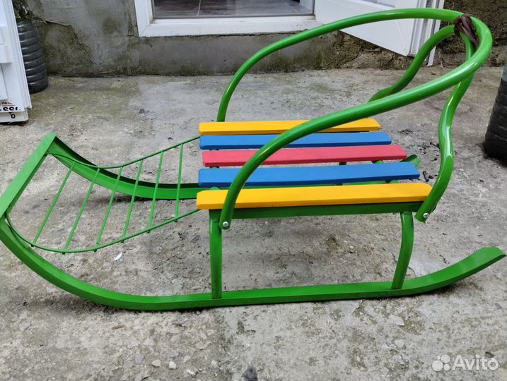 Детские зимние санки