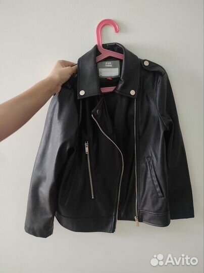 Куртка детская кожзам