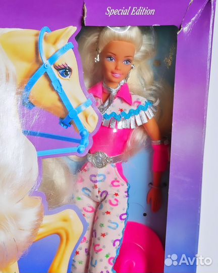 Show Parade Barbie with her Star Stampin Horse