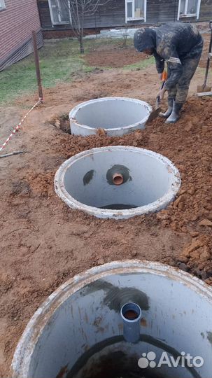 Септик под ключ из жби колец