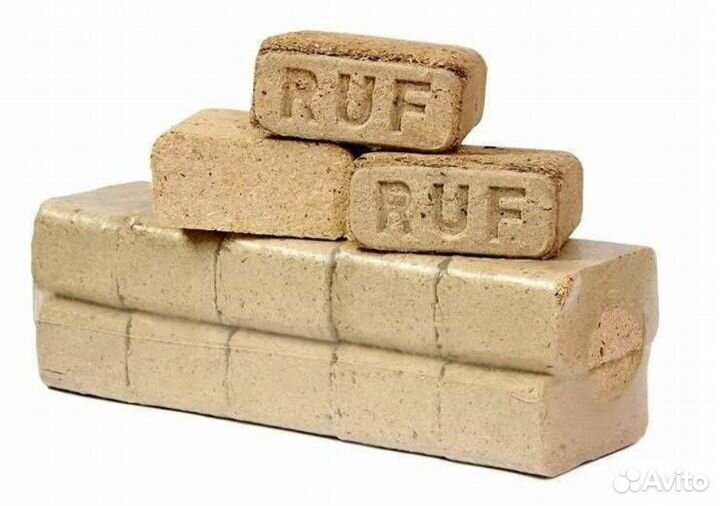 Топливные брикеты (берёзовая пыль) 12шт.-10кг