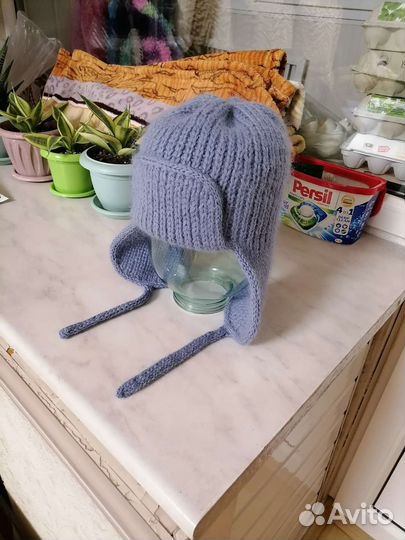 Шапка из пуха норки 54-56размер