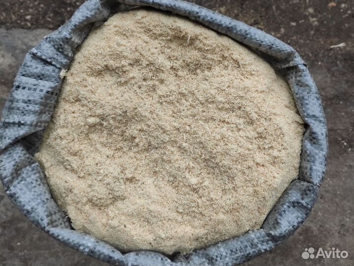 Опилки стружка в мешках