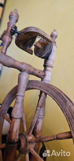 Прялка деревянная старинная