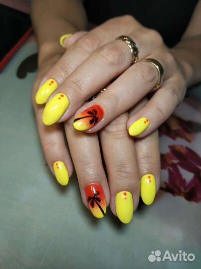 Маникюр гель лак