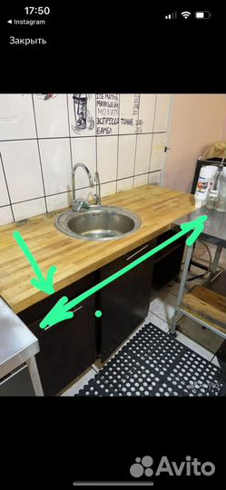 Раковина со смесителем и тумба