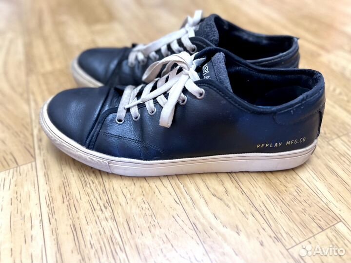 Кеды Replay кожа