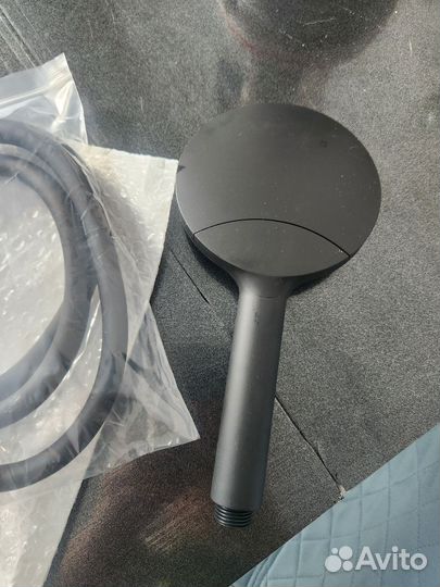 Лейка и шланг черная новая