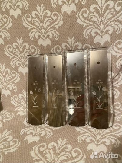 Люстра со стеклянной подвеской. Для прихожей