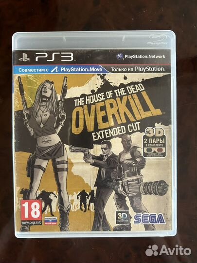 Overkill на ps 3, 3D очки
