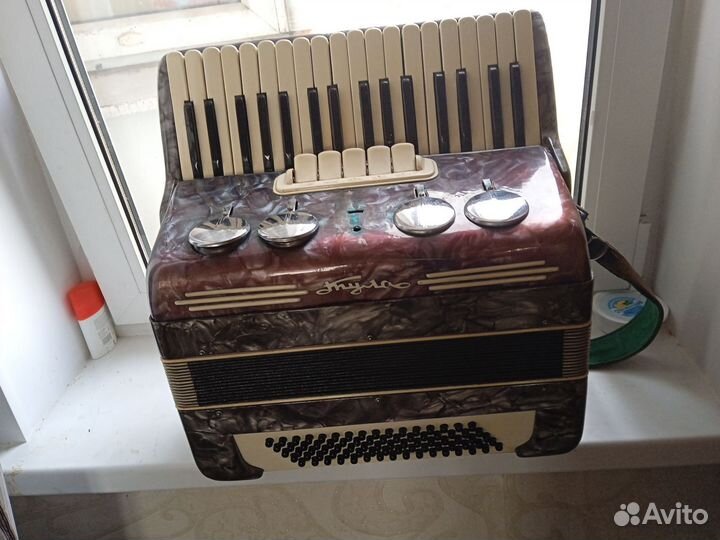 Аккордеон тула,3/4, с кофром