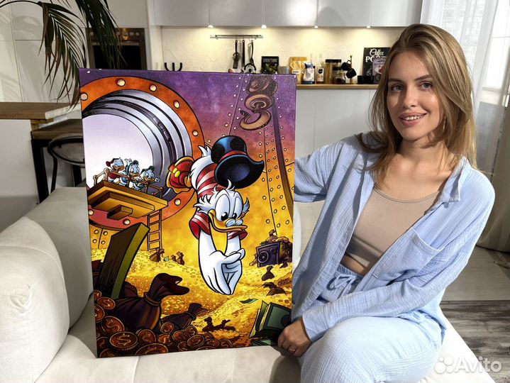 Печать на холсте