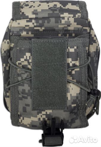 Несессер раскладной камуфлированный серый