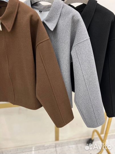 Пальто-жакет из шерсти