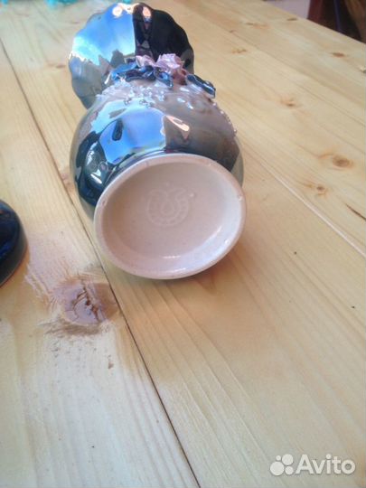 Ваза и подсвечник фарфор