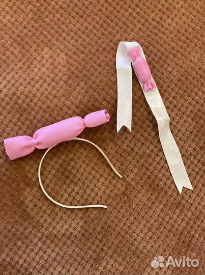 Ободок и браслет под наряд «Конфетка»