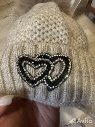 Комплект шапка и шарф для девочки