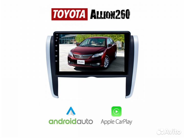 Topway Toyota Allion 260 LTE CarPlay 3/32gb