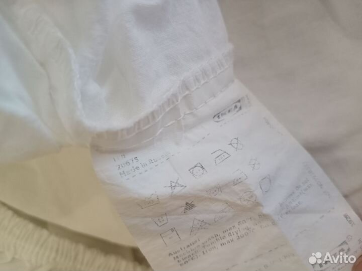 Простынь IKEA len(120*60)оригинал 2 шт