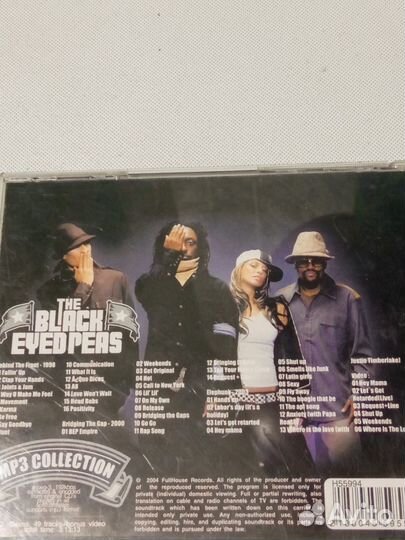 Mp3 диск The black eyed peas (Черноглазые горошин