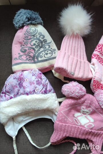 Детские шапки+варежки