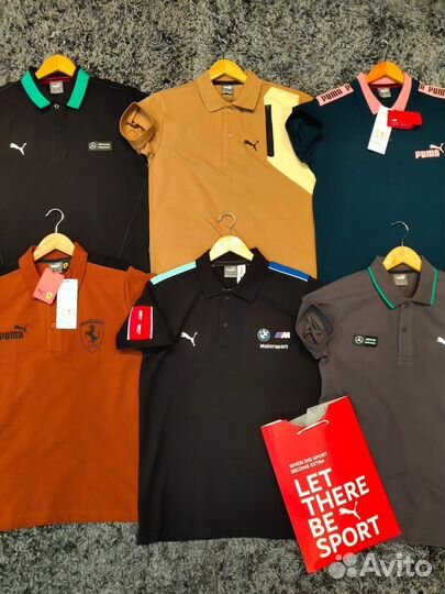 Футболка поло puma Ferrari bmw