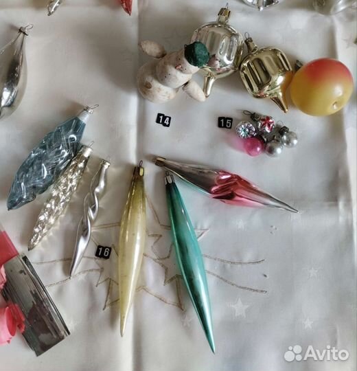 Игрушки для ёлки Винтаж СССР