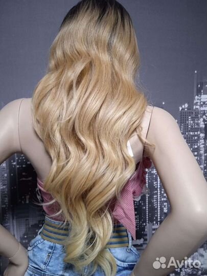 Парик Омбре Блонд