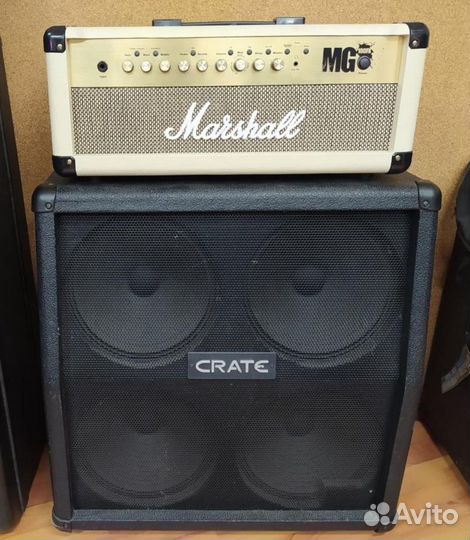 Гитарные стеки Laney MXD120H, Marshall MG100 FX