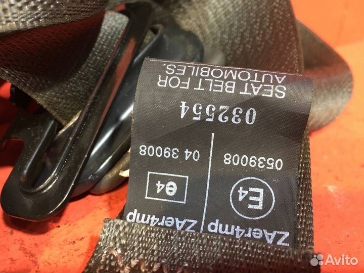 Ремень безопасности передний правый Chevrolet