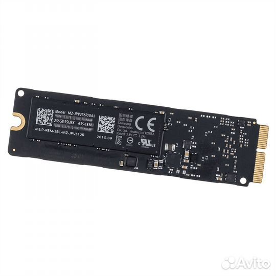 Ssd накопитель apple 256gb 655-1858