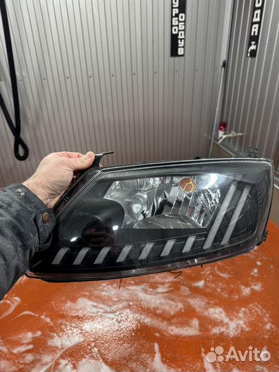 Пепедние фары granta sport гранта