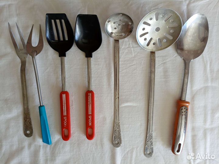 Кухонная утварь СССР пароварка, половник, сито