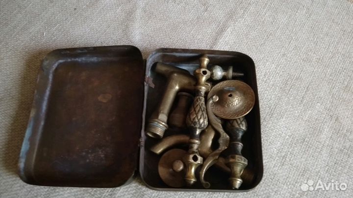 Коробка Латунь фурнитура старина