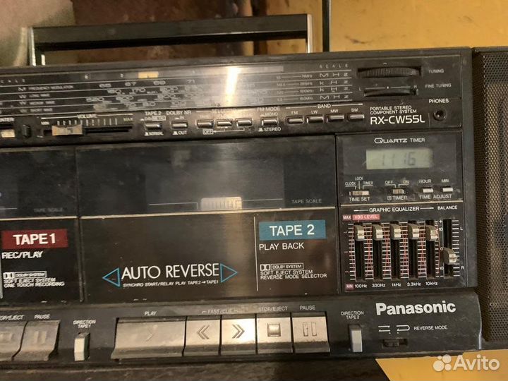 Магнитафон Panasonic RX-CW55L