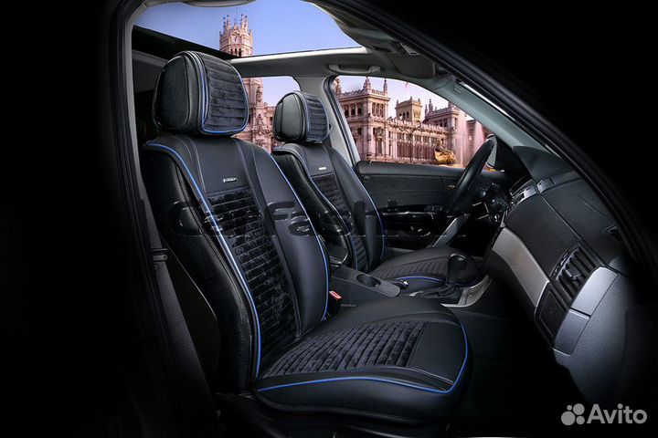 Каркасные накидки 3D в автомобиль передние