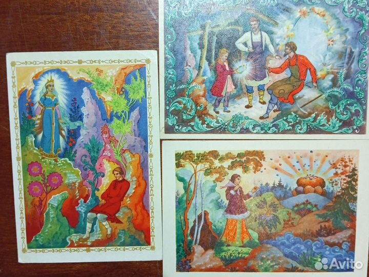 Открытки СССР Сказки
