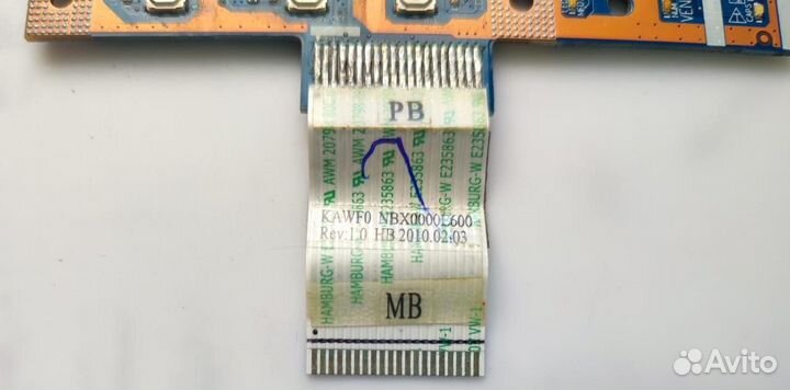 Плата включения для ноутбука Acer 5334, 5516