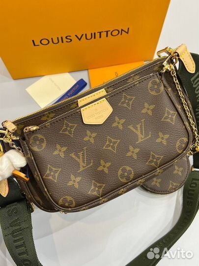 Сумка louis vuitton multi pochette премиум