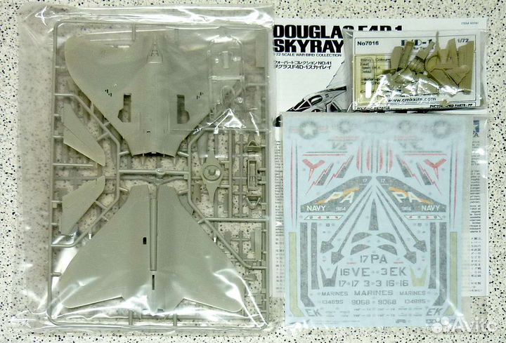 F4D-1 Skyray, Tamiya 60741, 1/72 + Detail Set