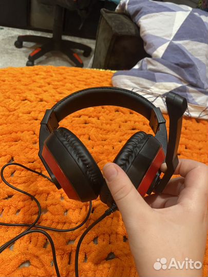 Наушники игровые проводные