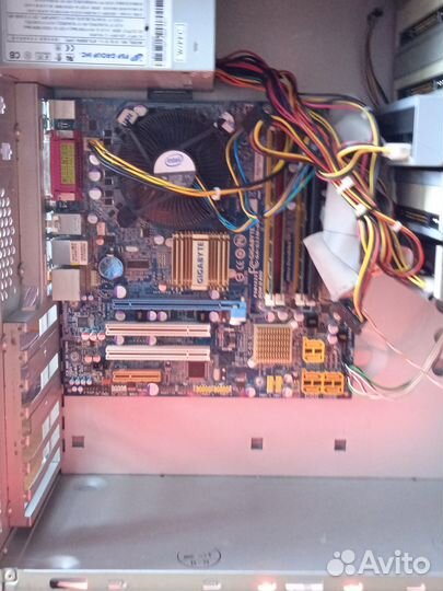 Полный комплект пк Gigabyte GA-G33M-DS2R/ DDR2 4 G